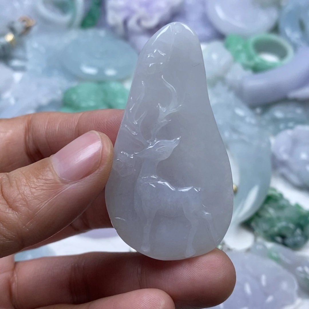 颈饰未镶嵌翡翠翡翠