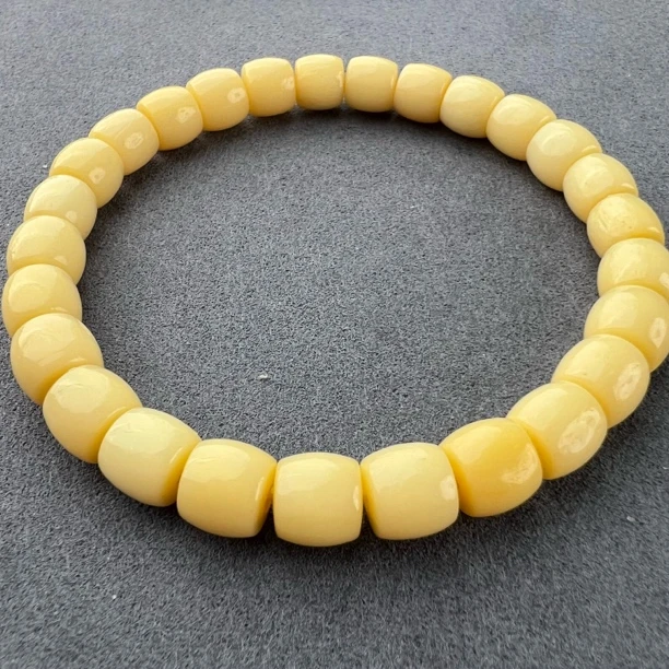 【慕远严选】骆驼牙手串直切尺寸7mm