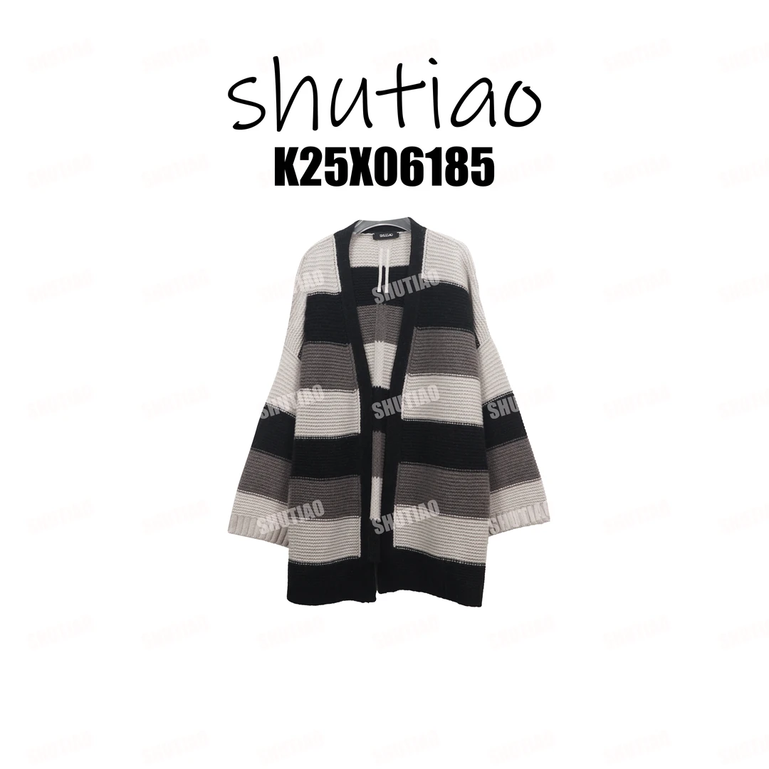 【SHUTIAO】2025秋冬：新款小众设计款开衫K25X06185