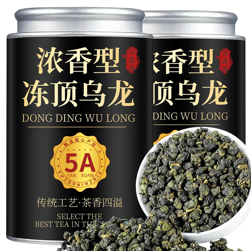 冻顶乌龙茶2025新茶叶浓香型台湾高山茶散装罐装茶叶自己喝