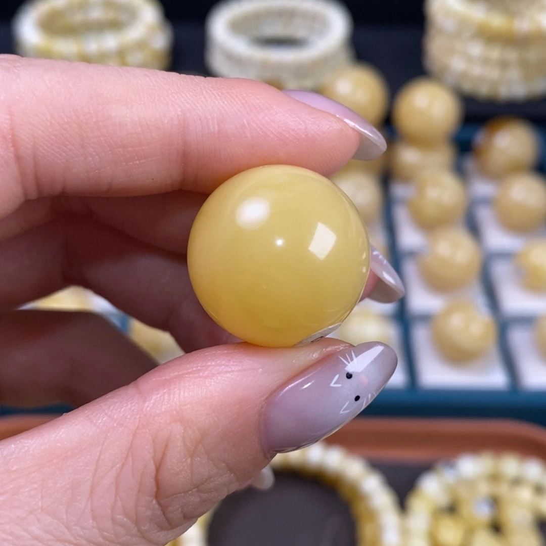 蜜蜡未镶嵌珠宝奇石卡20.3