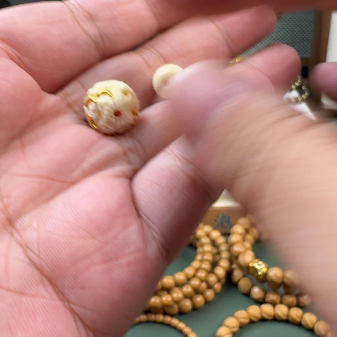 清***风猴头核桃手串单颗配饰