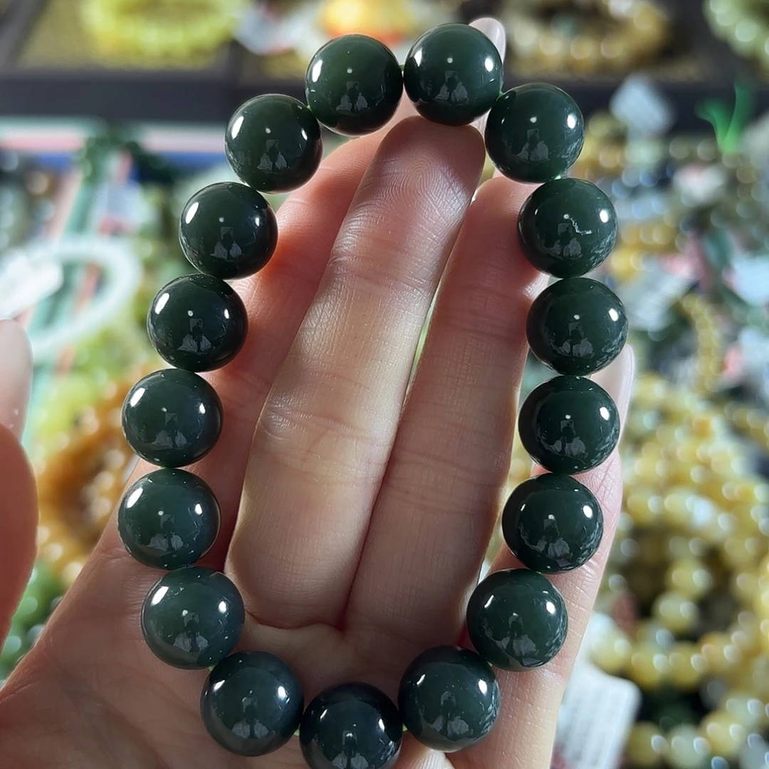 和田玉未镶嵌手链394