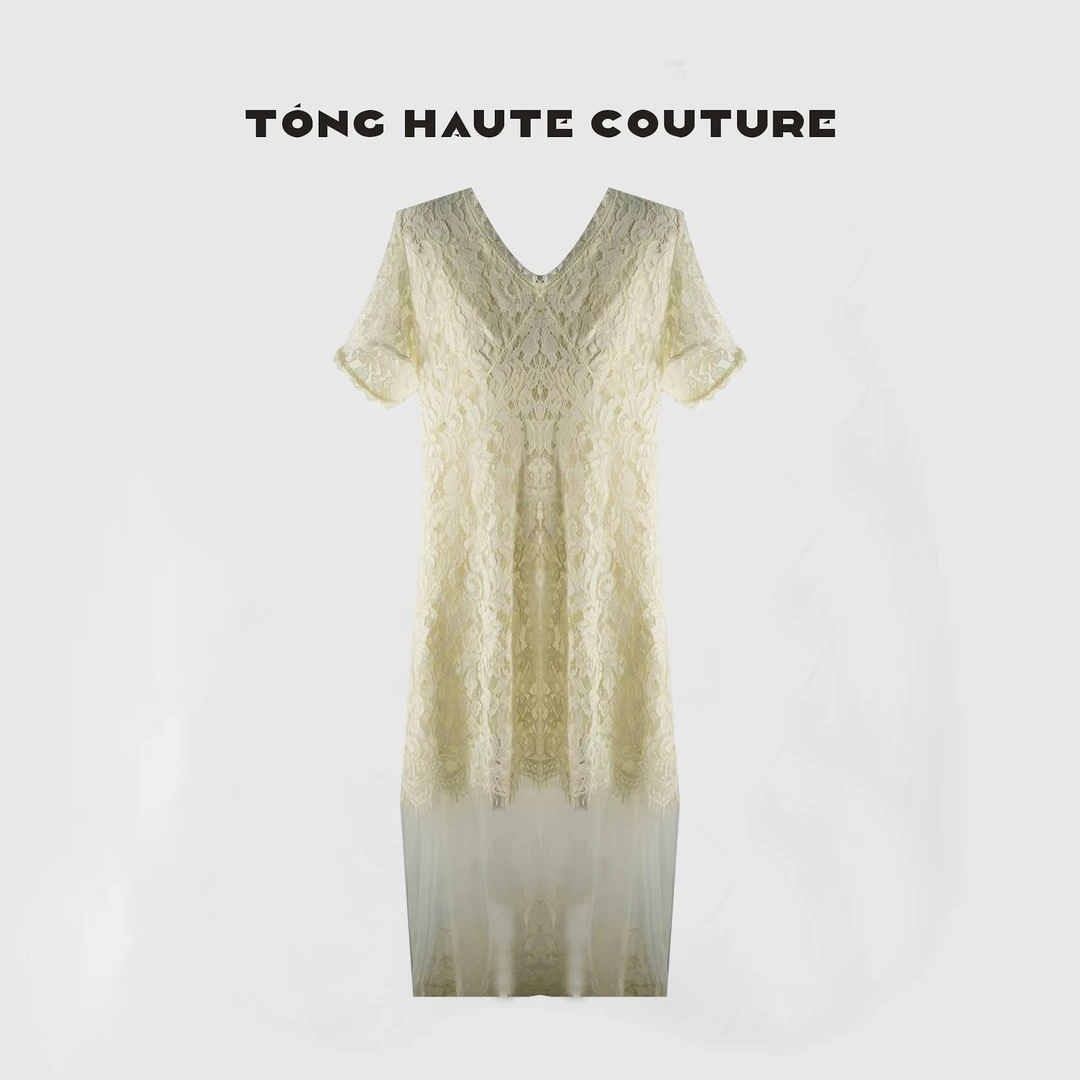 【听雨】25年夏季新款小众设计款蕾丝时尚气质连衣裙 YQ158