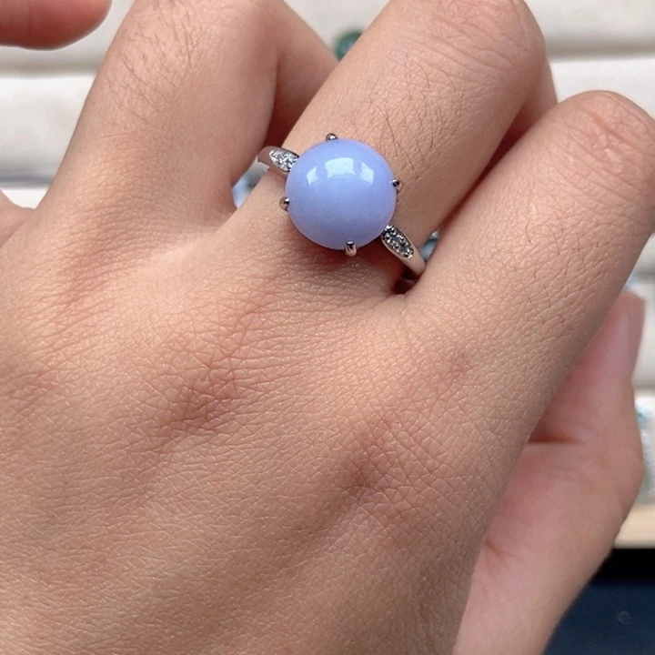 翡翠未镶嵌戒指戒指