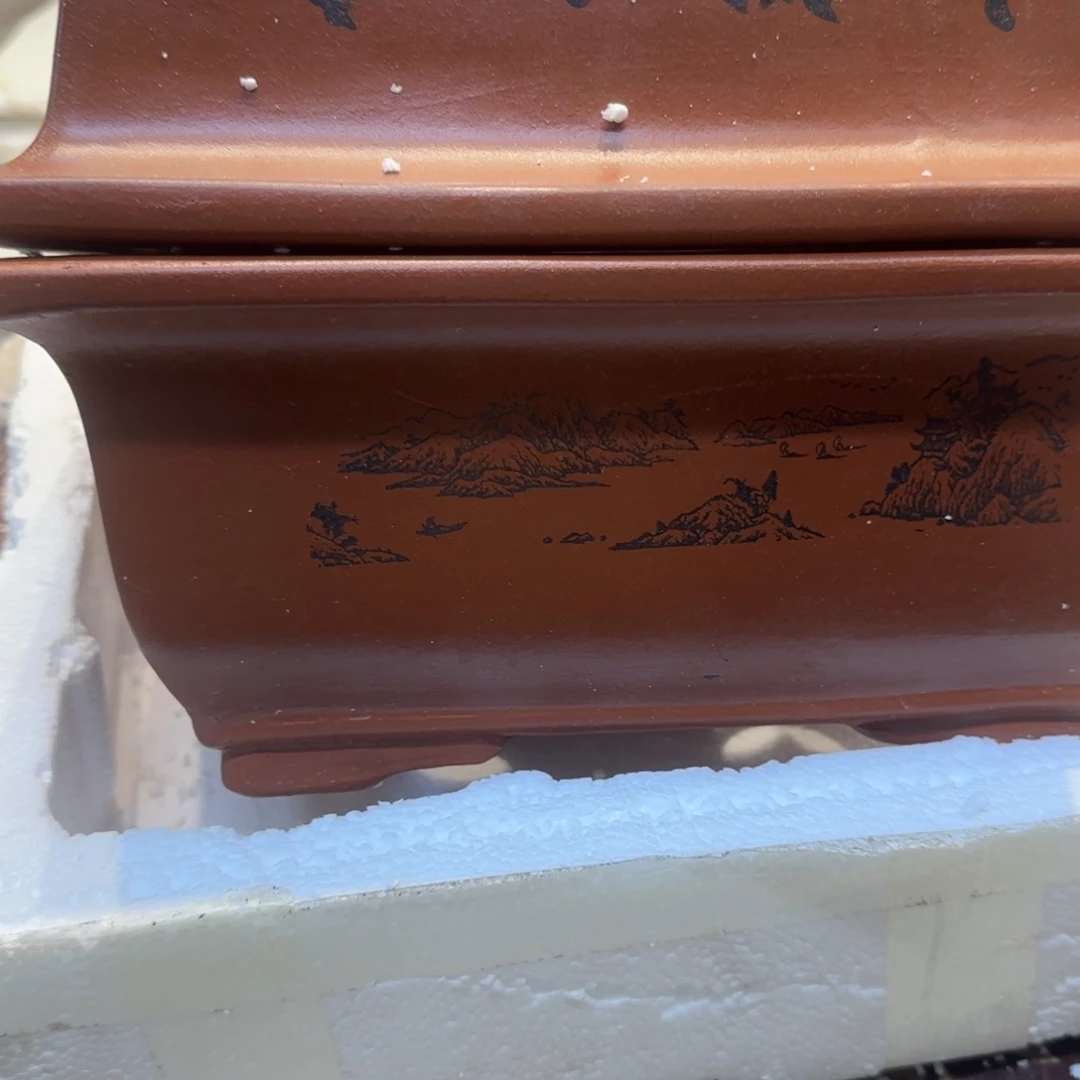 紫砂花盆口径26.18.10口径