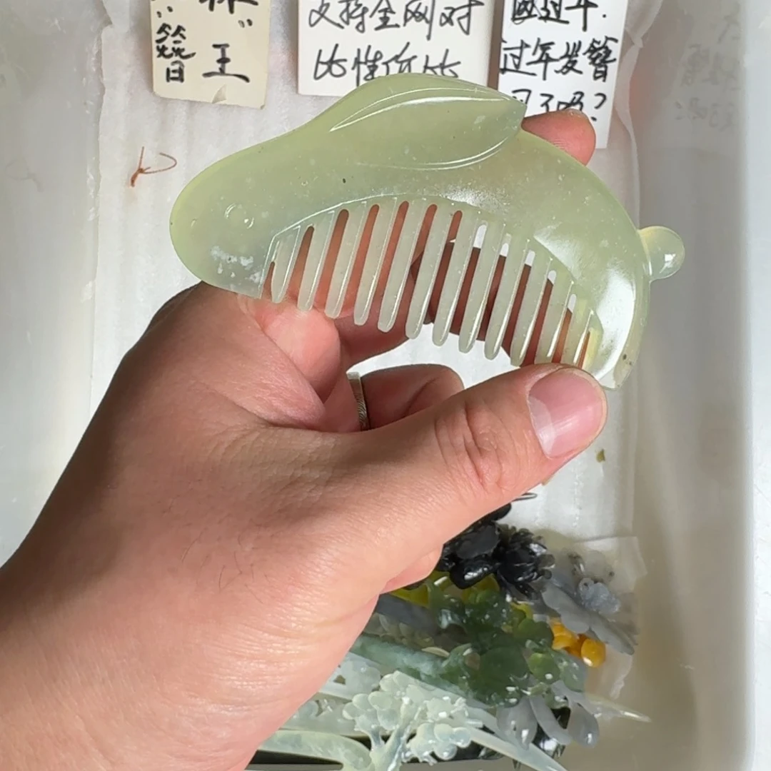 岫玉发饰未镶嵌岫玉发簪就是好看