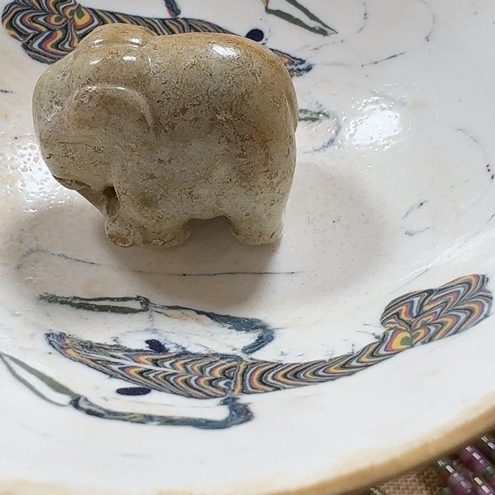 崇***安瓷片瓷器瓷摆件瓷器