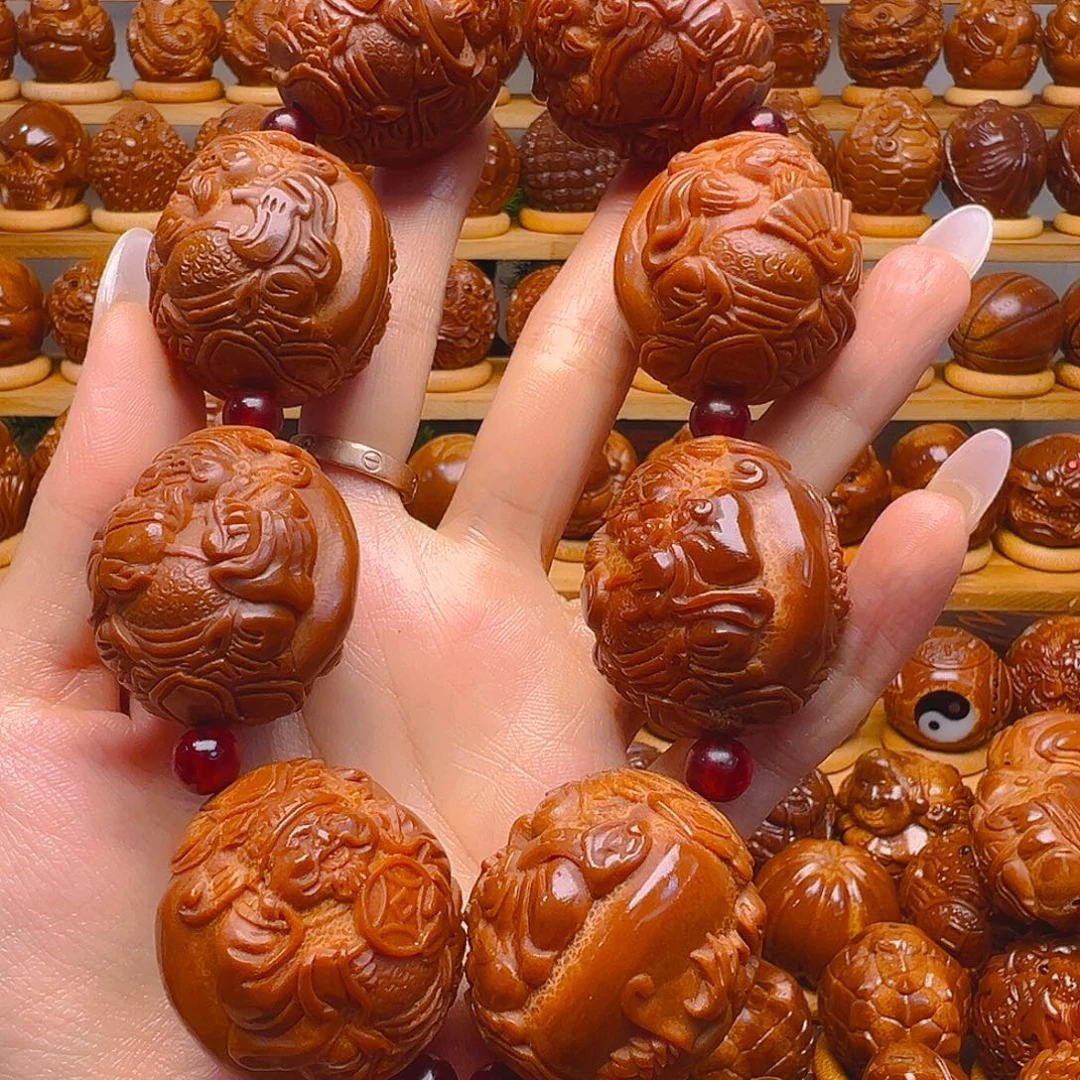 手串/手链橄榄核龙财手持一条