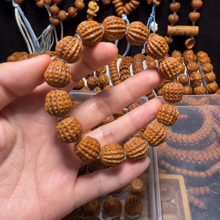 嘟***品桃核手串花生手串