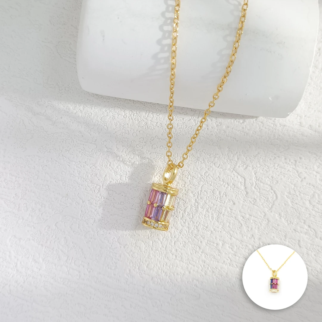 铜合金项链 WJH-006913【锦枝明晖】项链气质小众百搭时尚