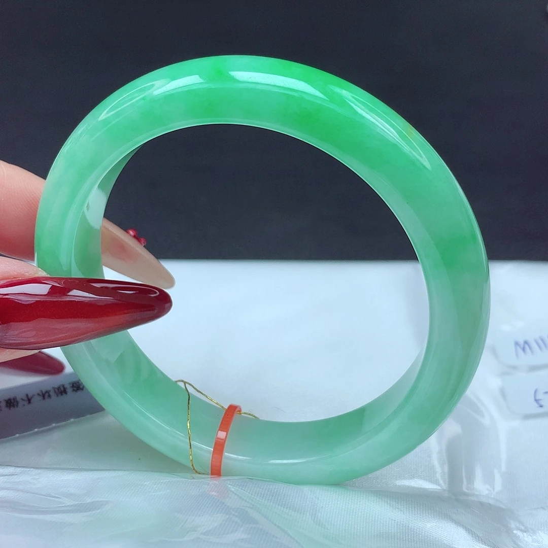 未镶嵌手镯翡翠57圈超高性价比728