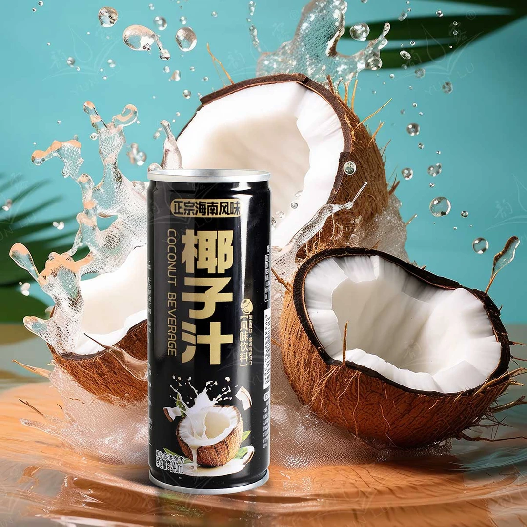 【240ml*6罐】正宗海南风味椰子汁休闲饮料聚餐罐装风味饮品