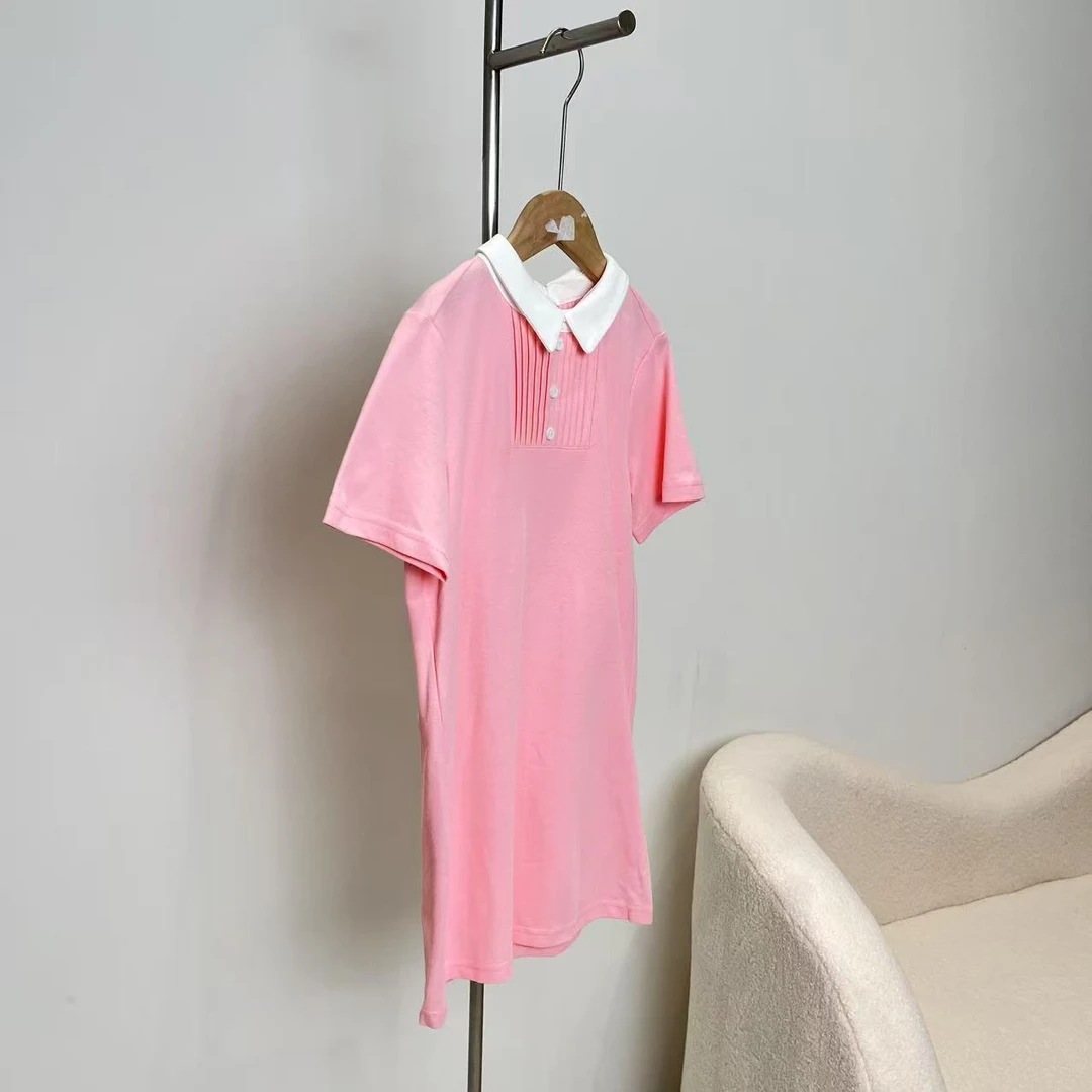 新款连衣裙粉色E74 1373憩系