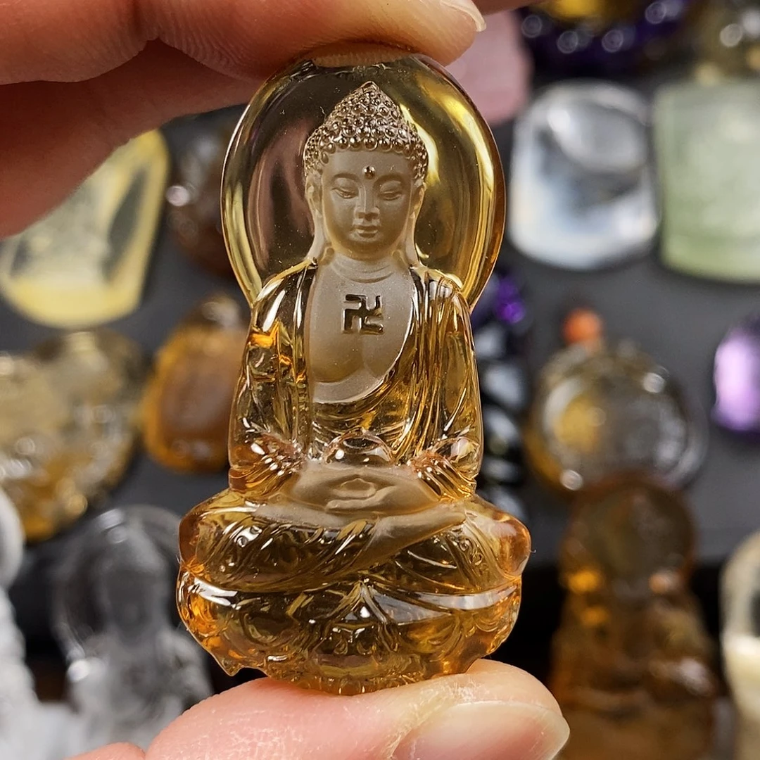 水晶天然水晶吊坠未镶嵌从**来