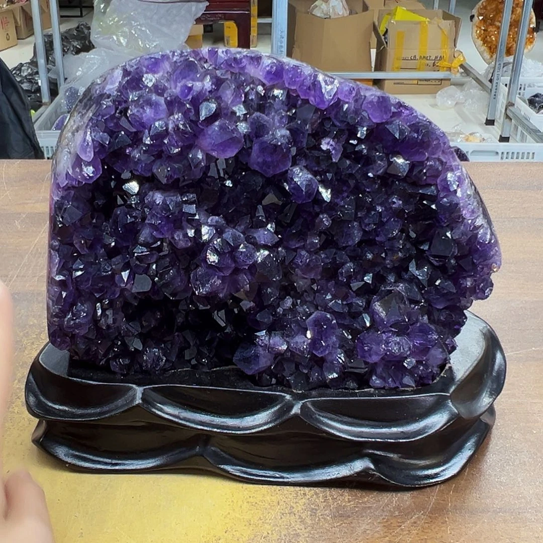 紫晶摆件未镶嵌晶体