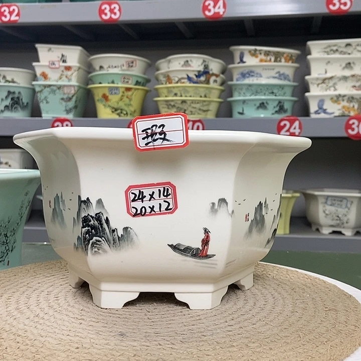 紫砂紫砂花盆7575