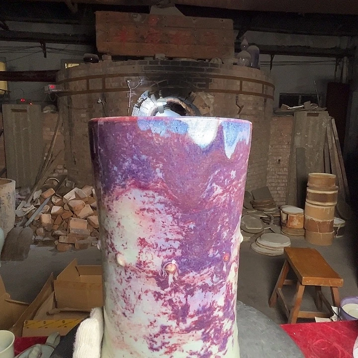 牛家钧窑牛自恒老师钧瓷瓶