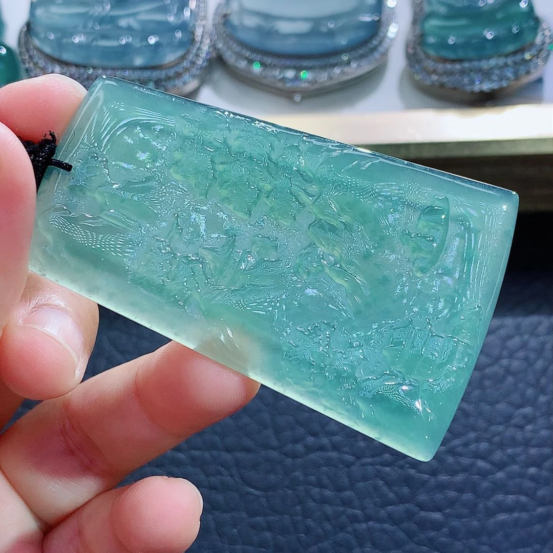 未镶嵌挂件翡翠翡翠