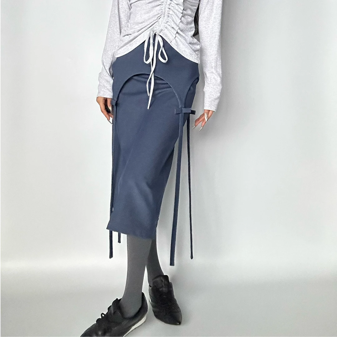 VIVISPLENDID19901#（定制福利款NO退NO换）可两穿背带裙或半身裙