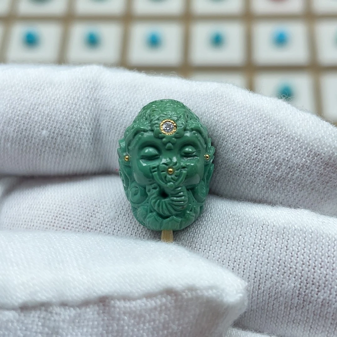 绿松石珠宝奇石未镶嵌