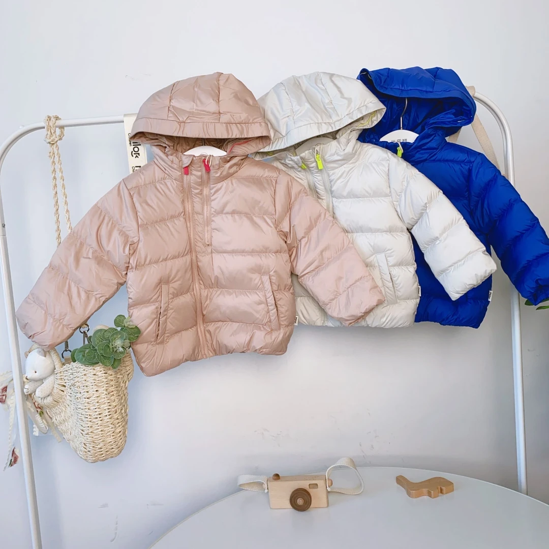 9615【羽绒服】米乐熊 男女宝羽绒服连帽款冬季保暖