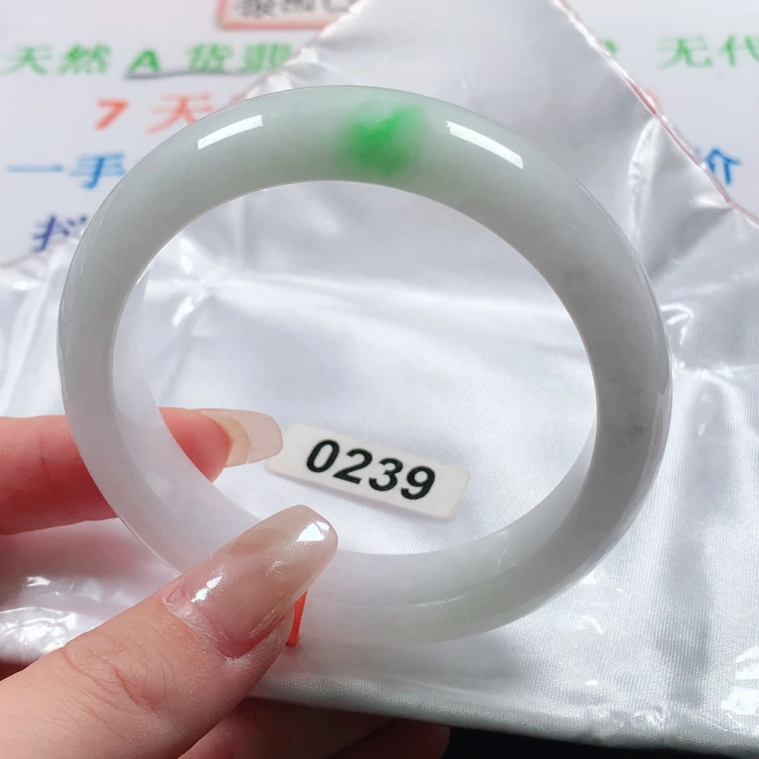 未镶嵌手镯翡翠天然翡翠手镯0239