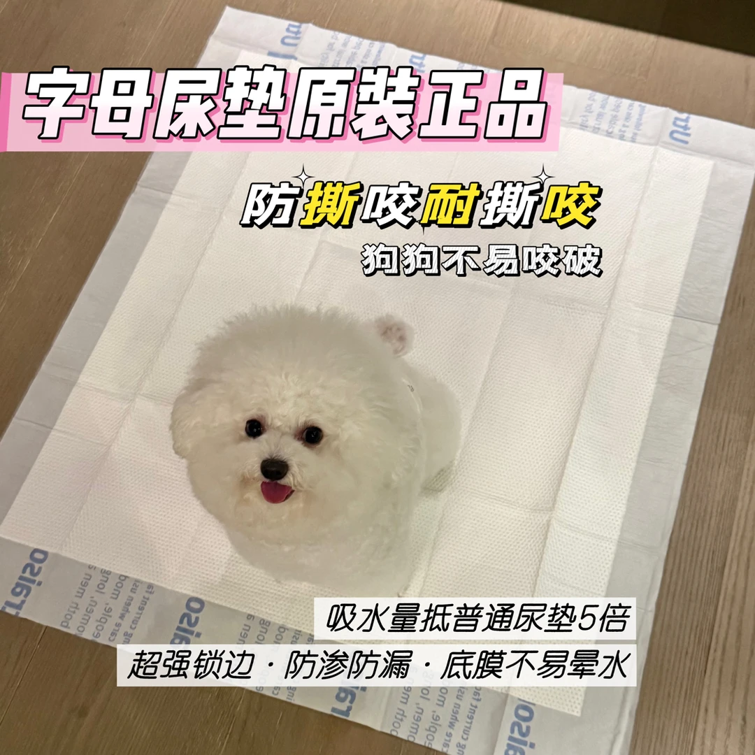 原装正品字母尿垫防撕咬耐撕咬宠物尿垫狗狗尿垫除味尿垫护理垫