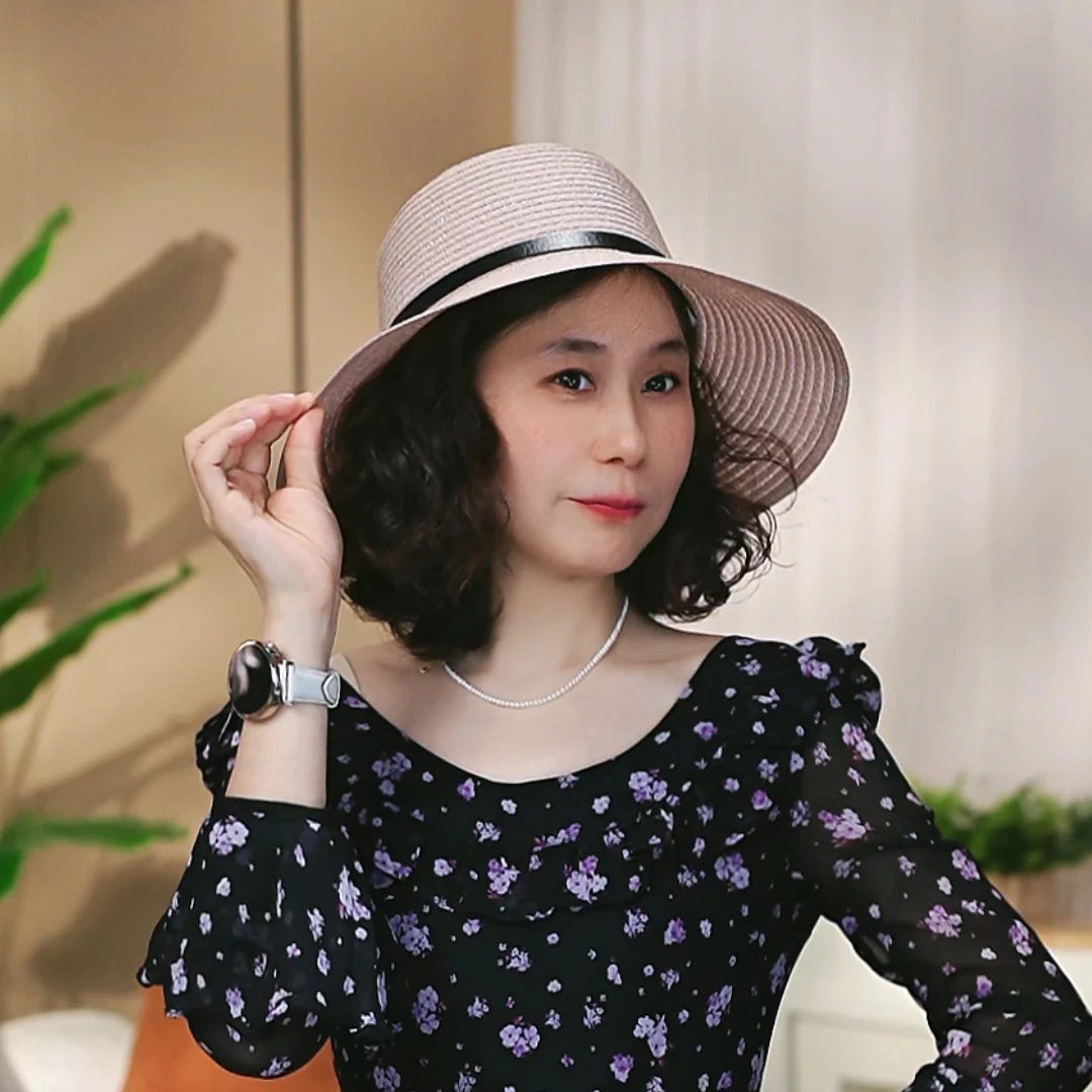2025新款女士时尚百搭防晒帽显脸小防紫外线