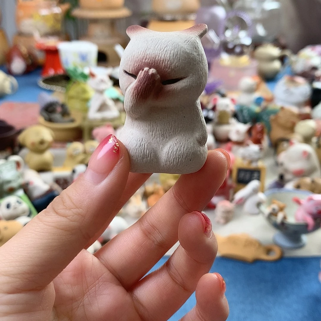 紫砂茶宠手工制作