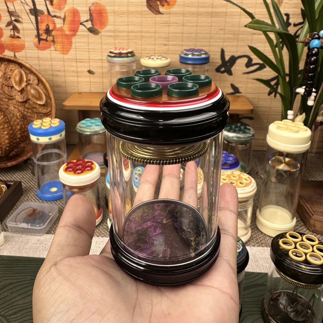 迟鸣 60七孔黑武士蝈蝈罐+簧+布套