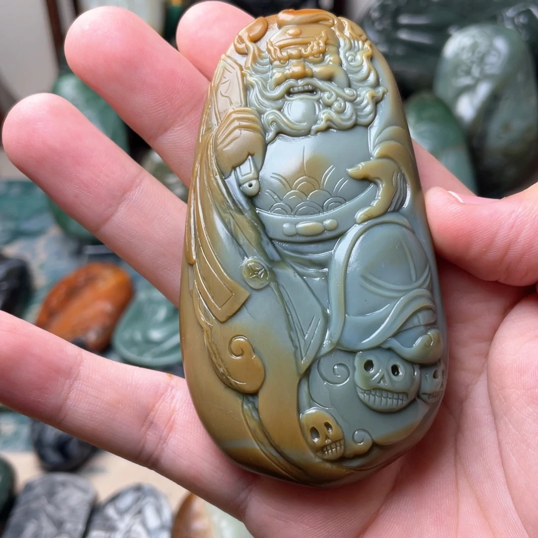 未镶嵌和田玉挂件钟馗