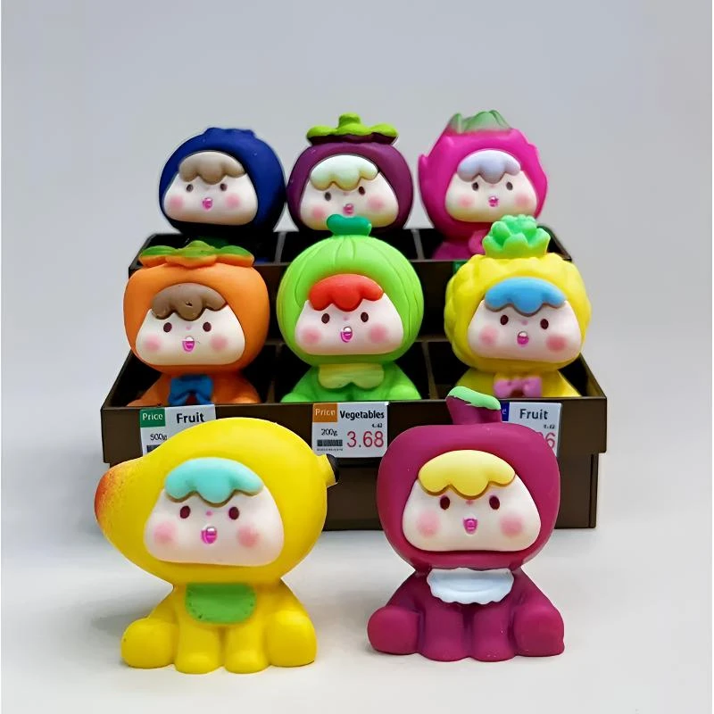 【磨砂四代水果崽崽】 立体树脂萌粒diy饰品配件潮玩创意桌面小摆件