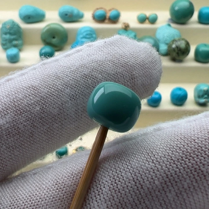 绿松石未镶嵌珠宝半成品9.7