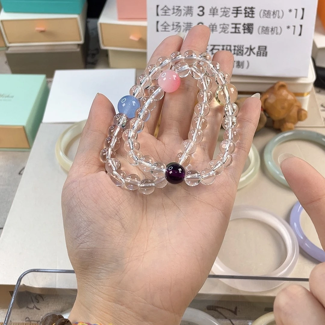 针钠钙石手饰银S800镀金镶嵌