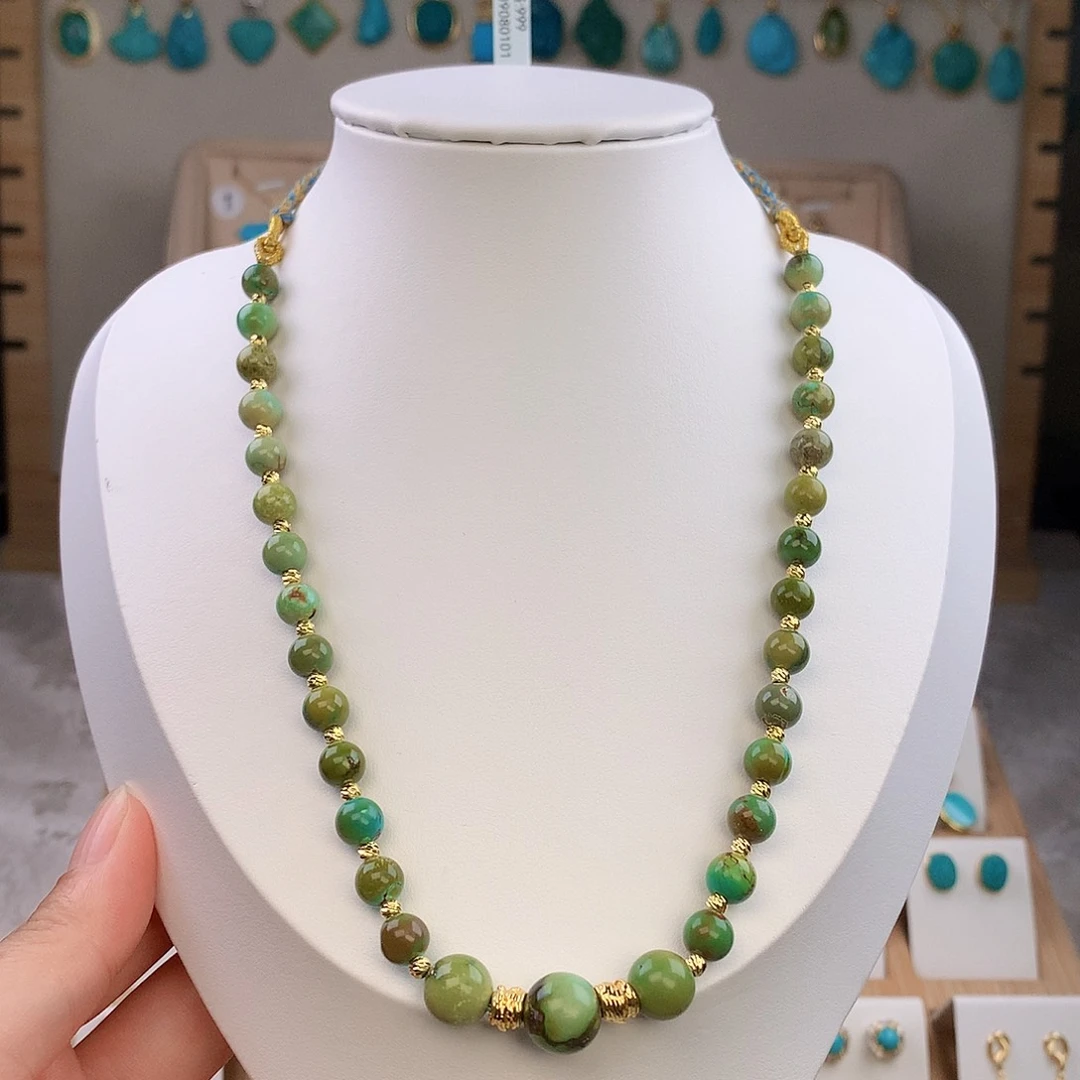 绿松石未镶嵌颈饰