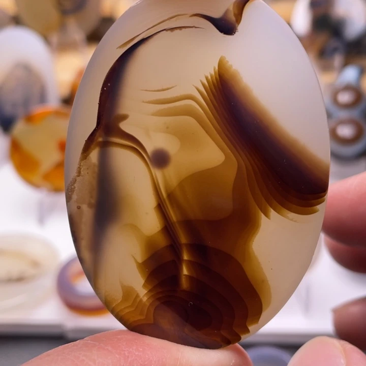 玛瑙/玉髓未镶嵌吊坠(不含链)