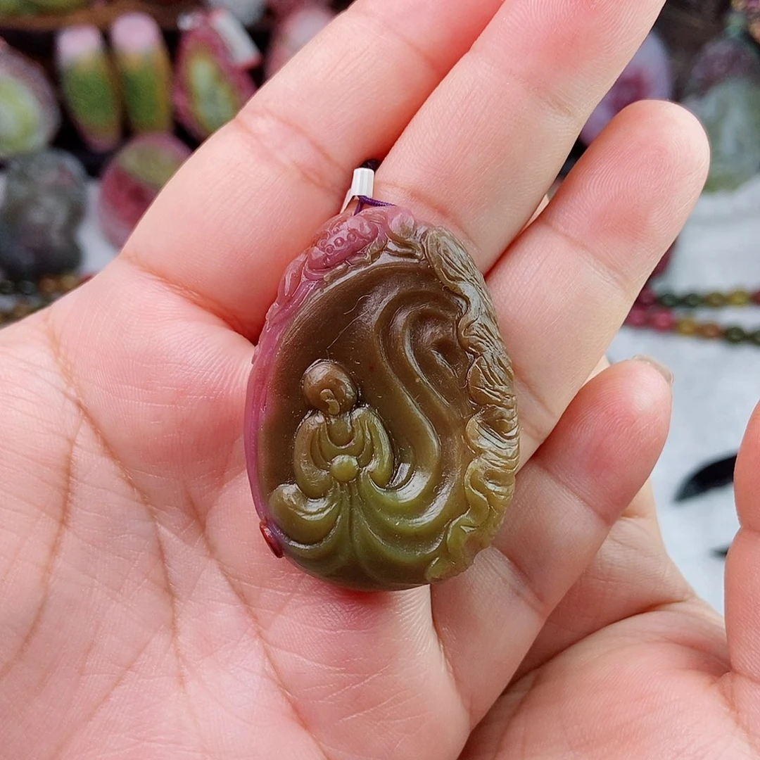 未镶嵌石英质玉（盐源）珠宝半成品