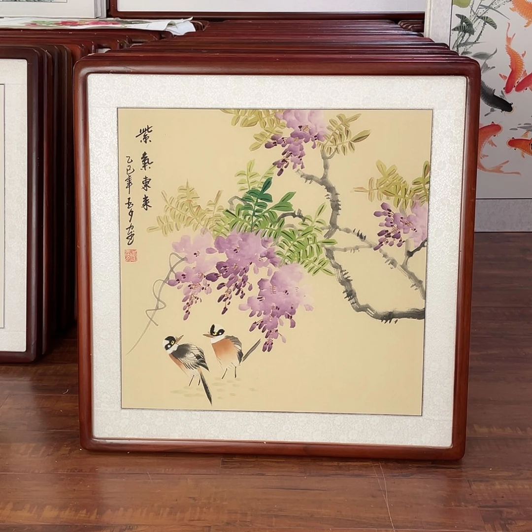 国画带框尺寸63*63厘米