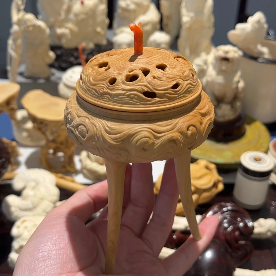 ༒***龙黄杨木黄杨木雕作品