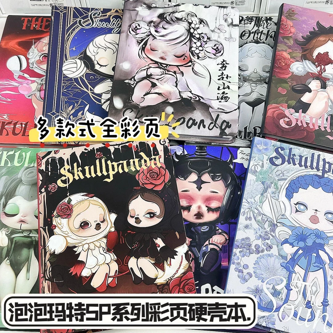 卡通印花硬壳手账本彩绘内页学生手绘笔记本A5可爱文具硬皮笔记本