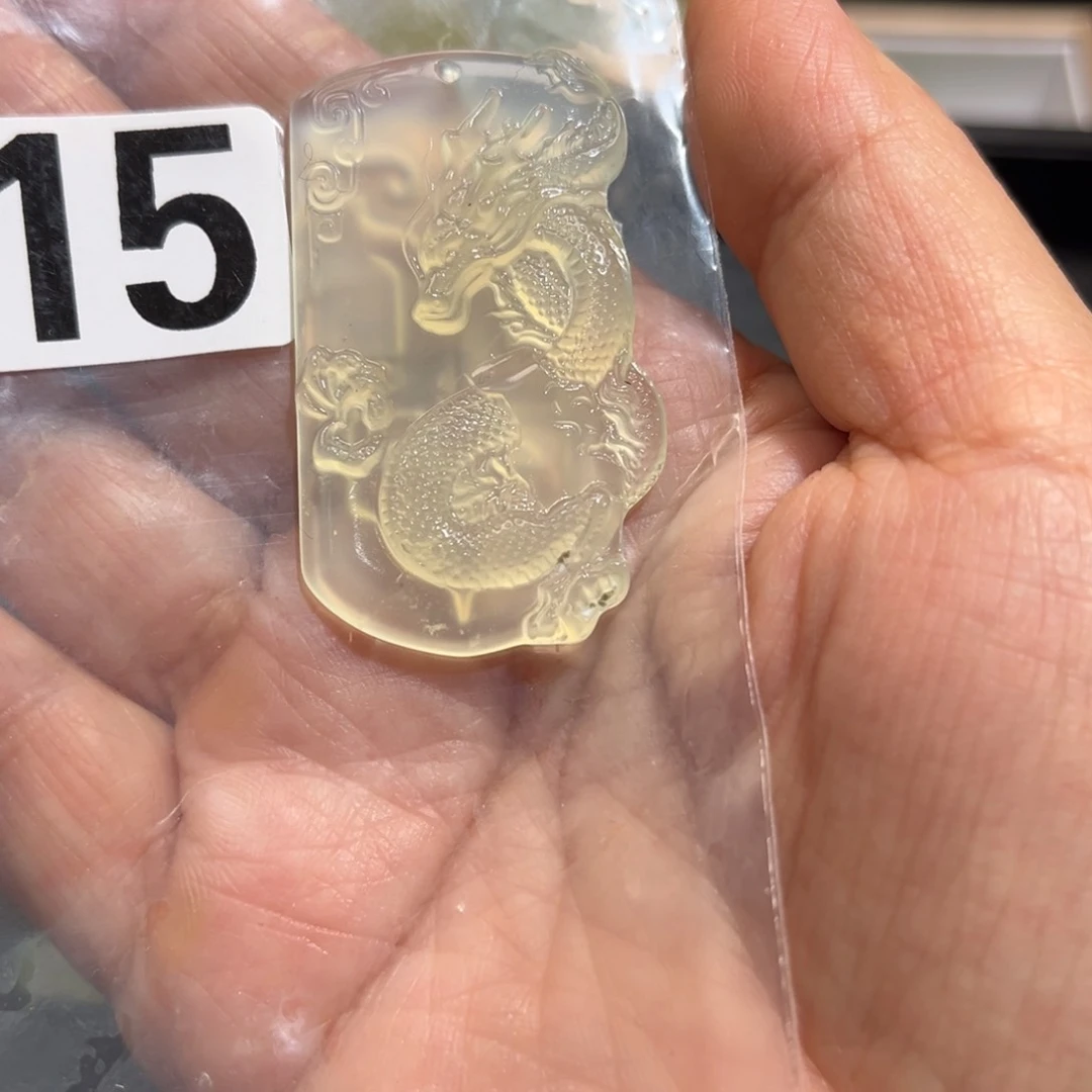 蛇纹石玉颈饰合金溪*.