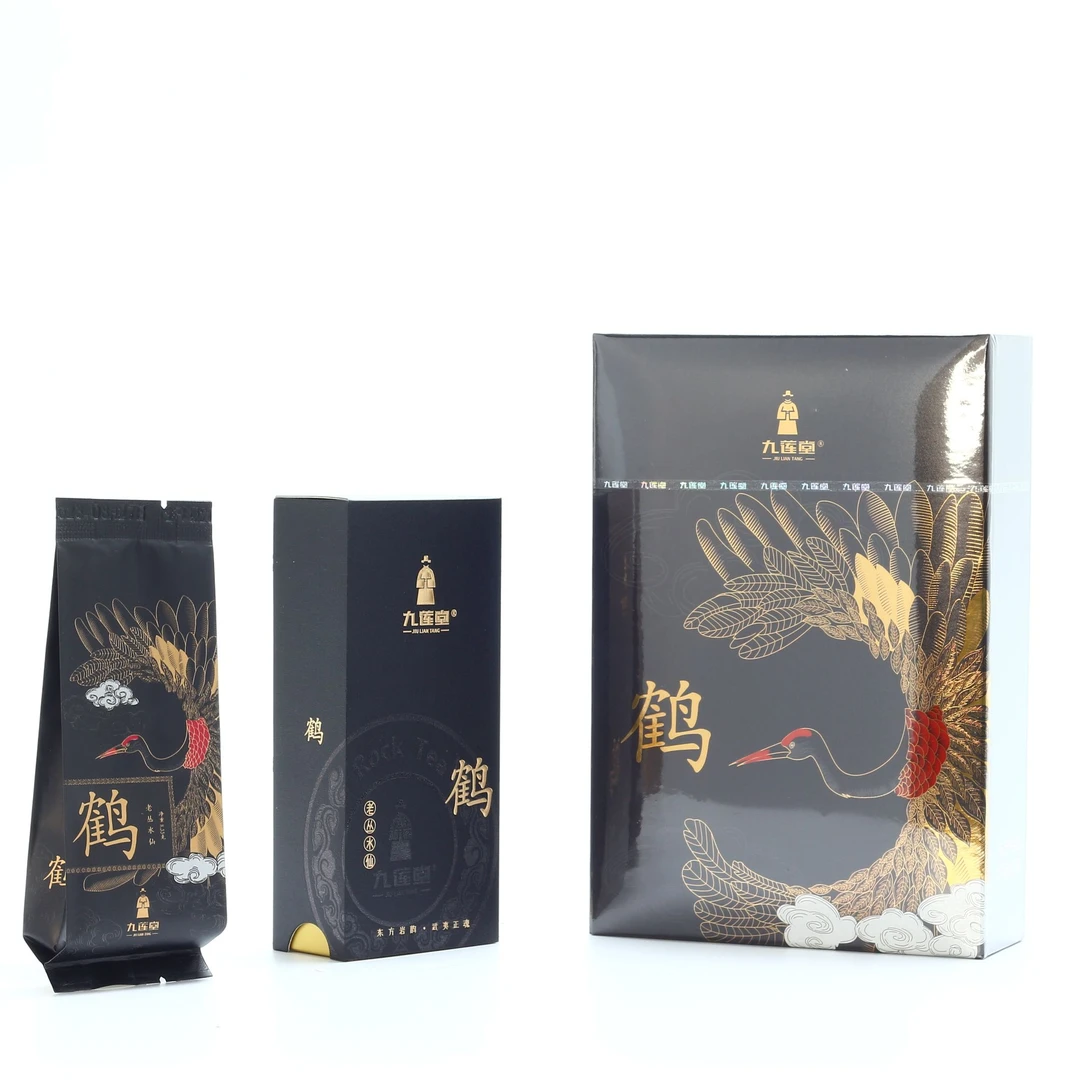 九莲堂岩茶  黑鹤*2泡 礼盒装  武夷岩茶 4本