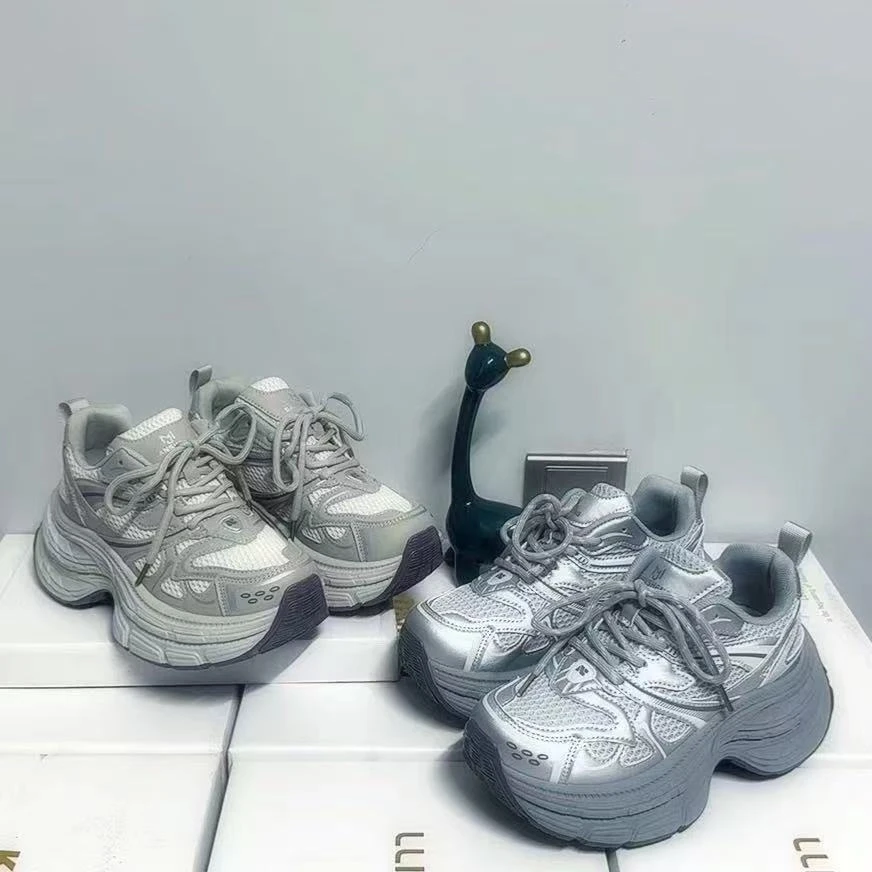 9813厚底老爹鞋时尚爆款双网春秋