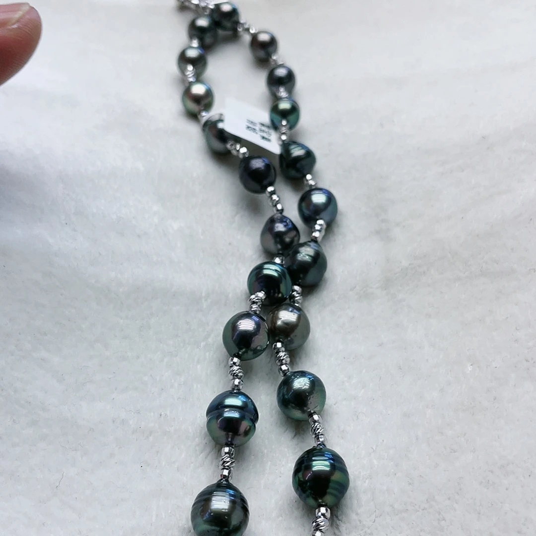 海水珍珠颈饰银S925镶嵌