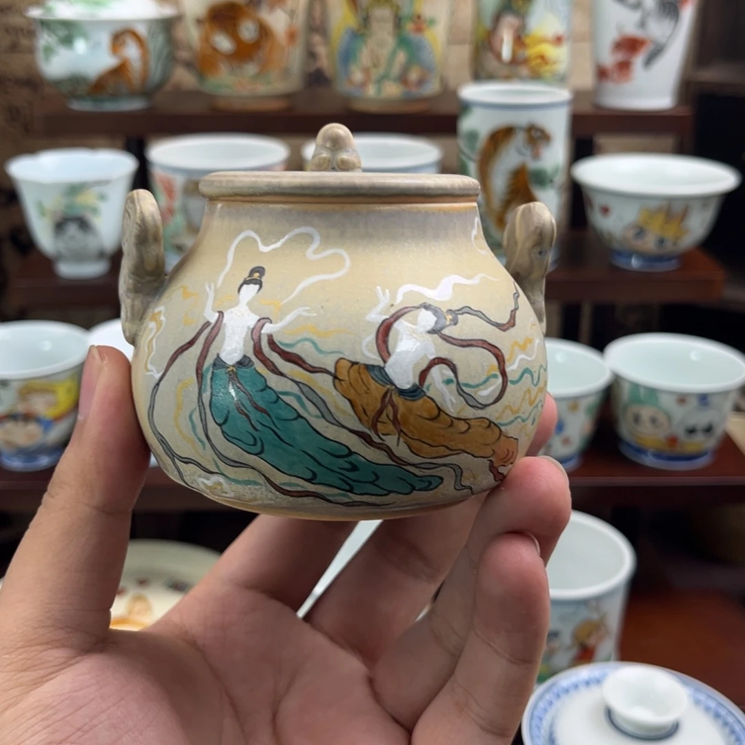 飞天宝瓶壶手绘系列