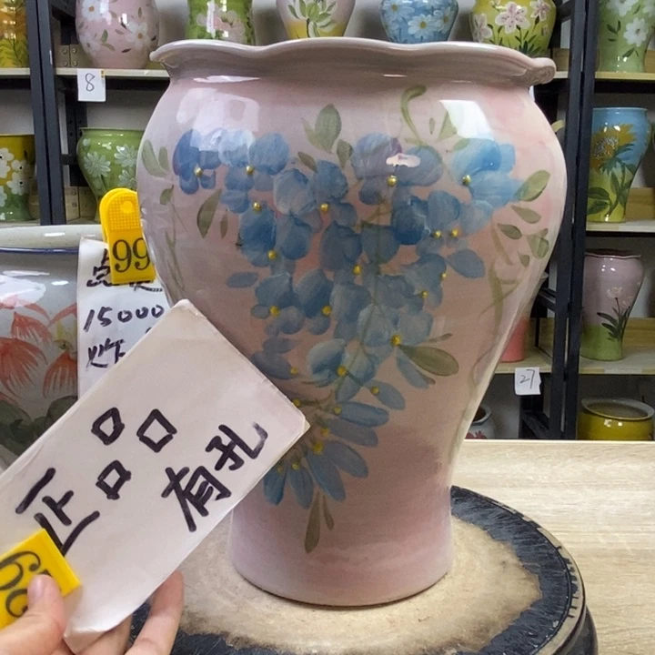 景德镇高温陶瓷花盆