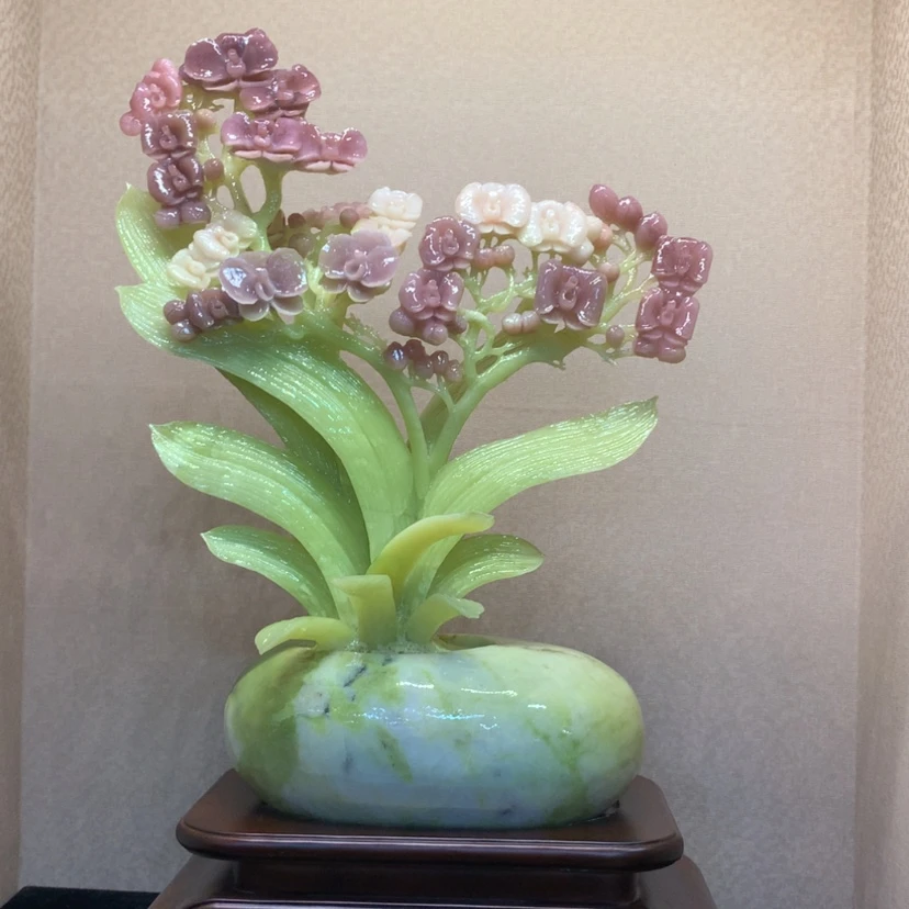 【闪购商品】未镶嵌蛇纹石玉摆件覆膜