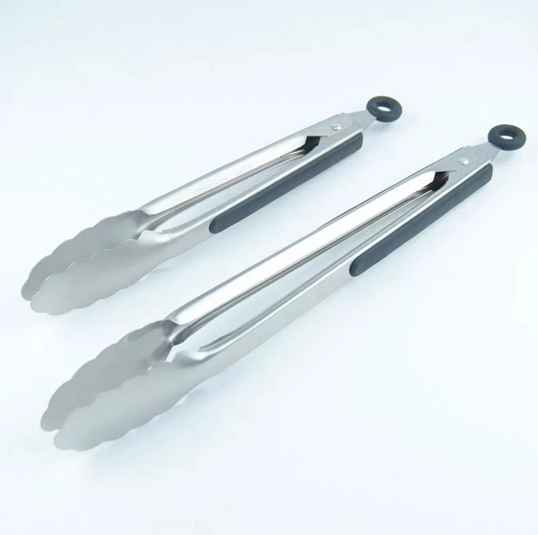 2个高品质食品级加厚多功能厨房工具套装食物夹（30cm+35cm）