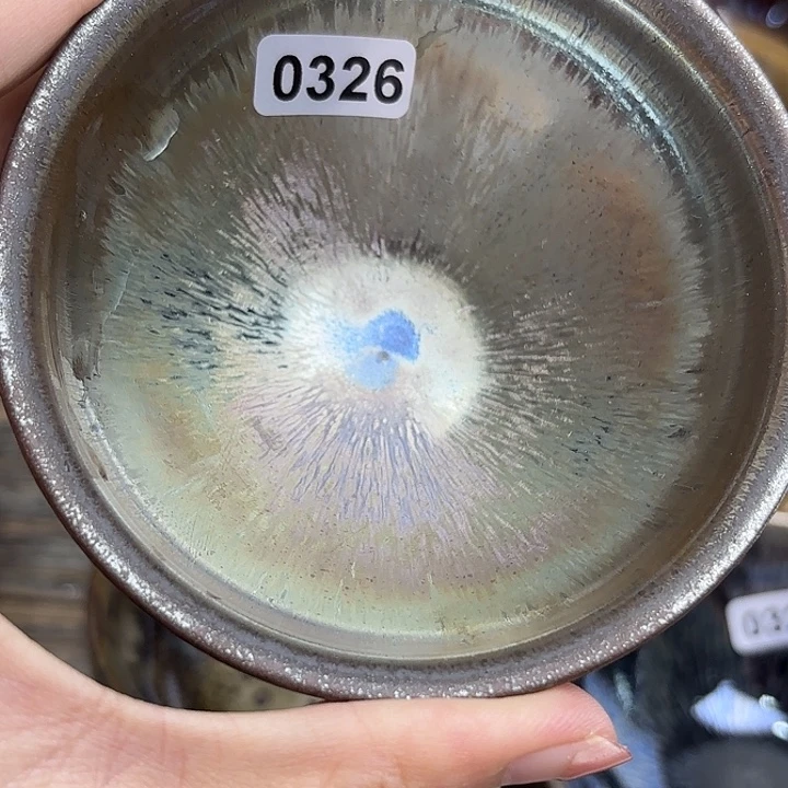 茶盏沐雨茶器柴烧主人杯